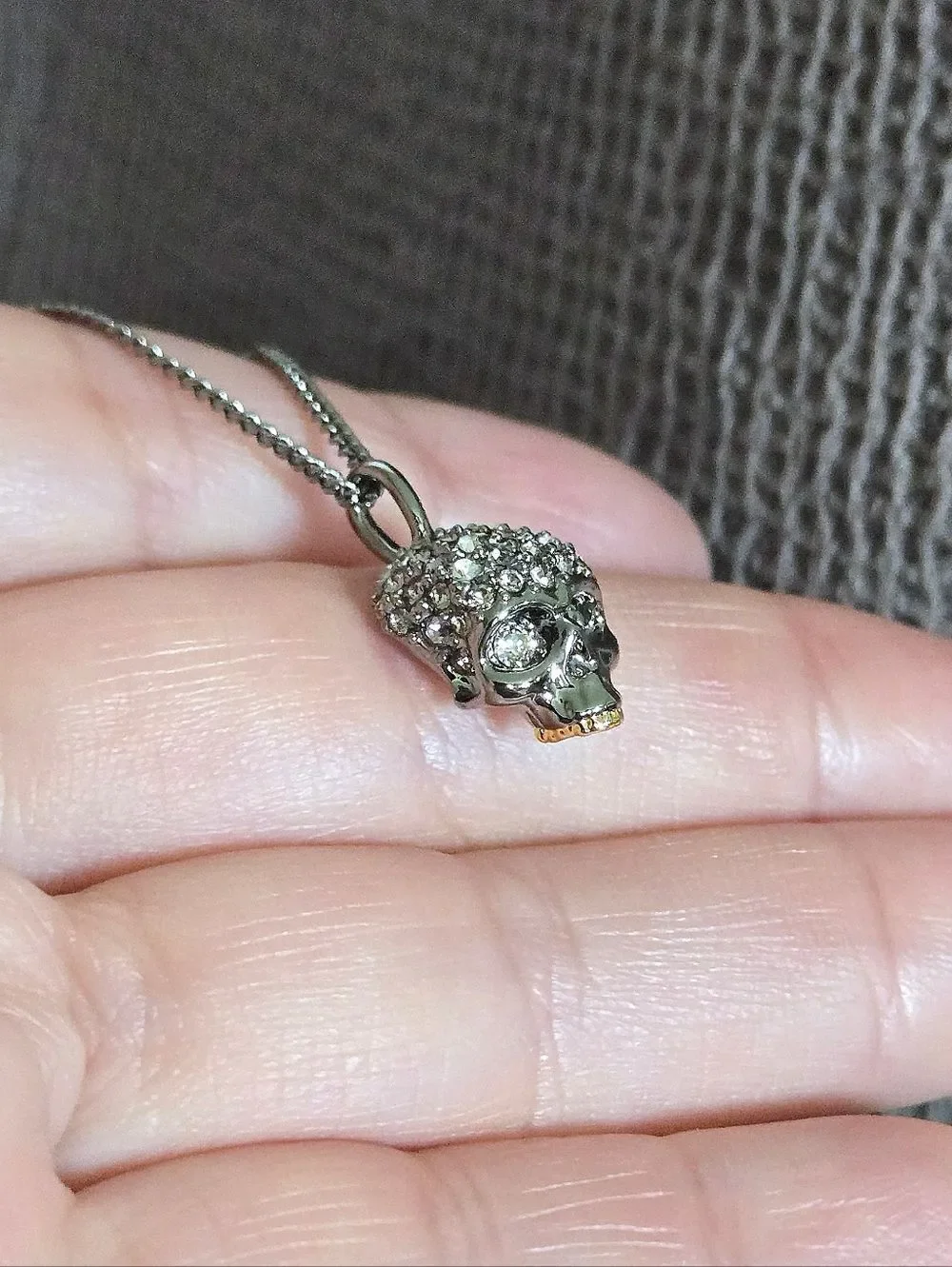 Alexis Bittar Skull Pendant Necklace - NWT